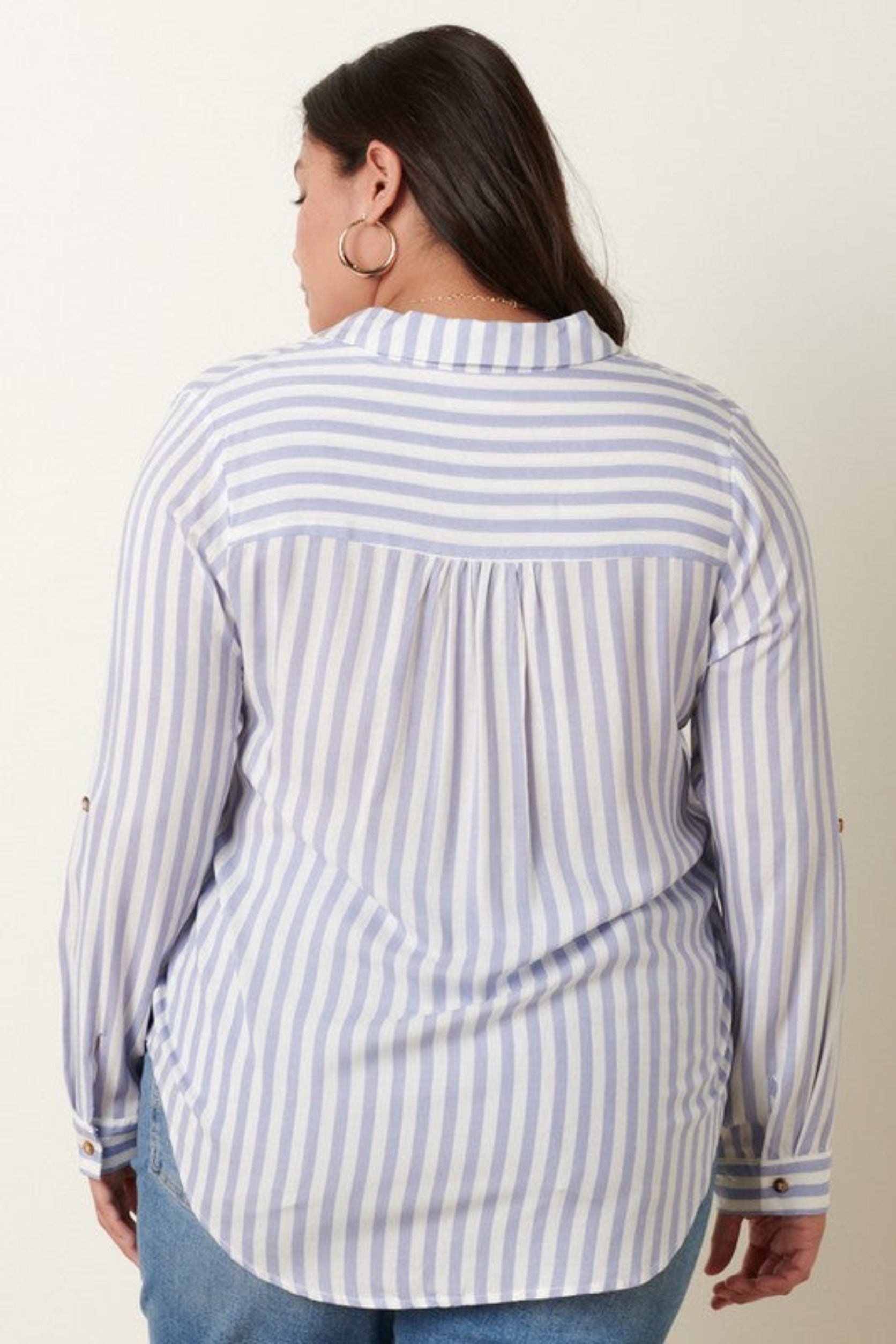 Striped Two Pocket Shirt | Simply Clutched